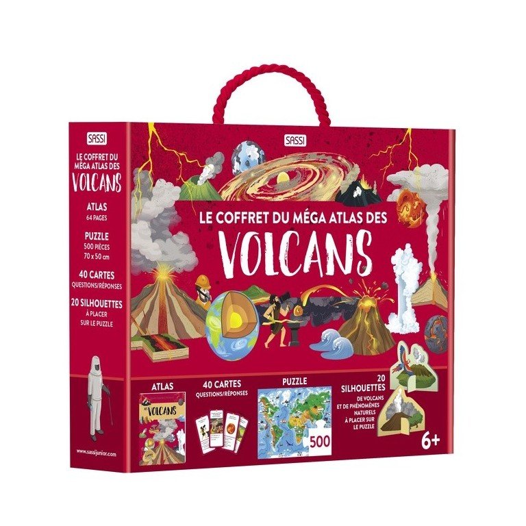 Le Coffret du Méga Atlas des Volcans – Sassi Junior