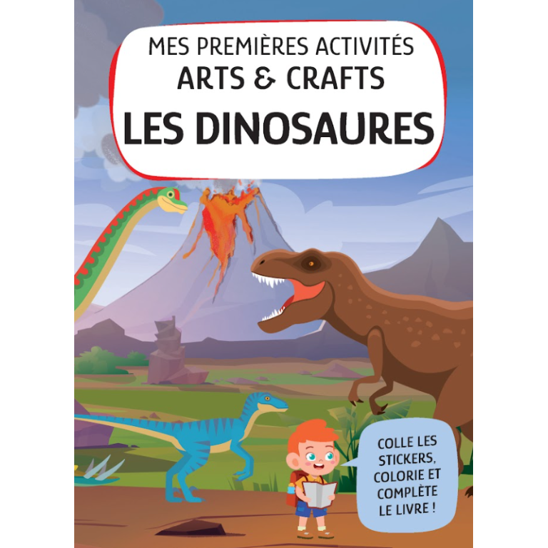 Les Dinosaures – Mes Premières Activités Créatives – Sassi Junior