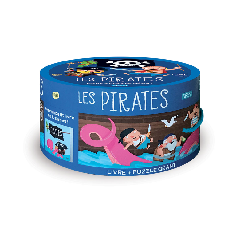 Les Pirates – Livre et Puzzle 30 Pièces – Sassi Junior