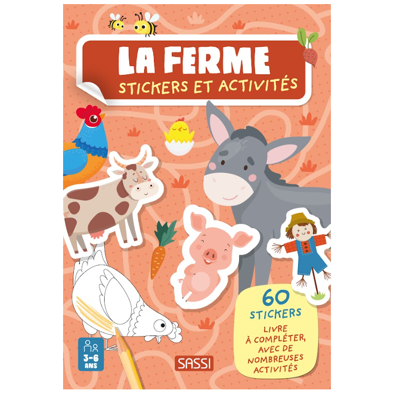 Autocollants et Activités – La Ferme – Sassi Junior