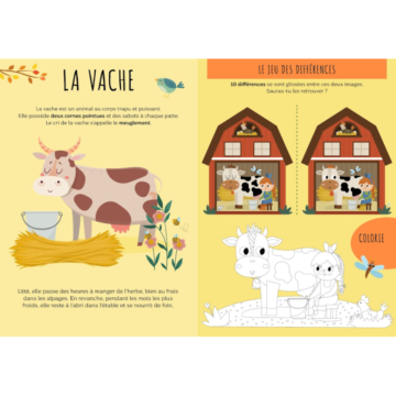 Autocollants et Activités – La Ferme – Sassi Junior