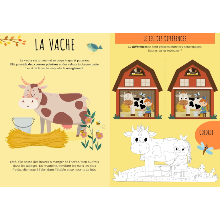 Autocollants et Activités – La Ferme – Sassi Junior
