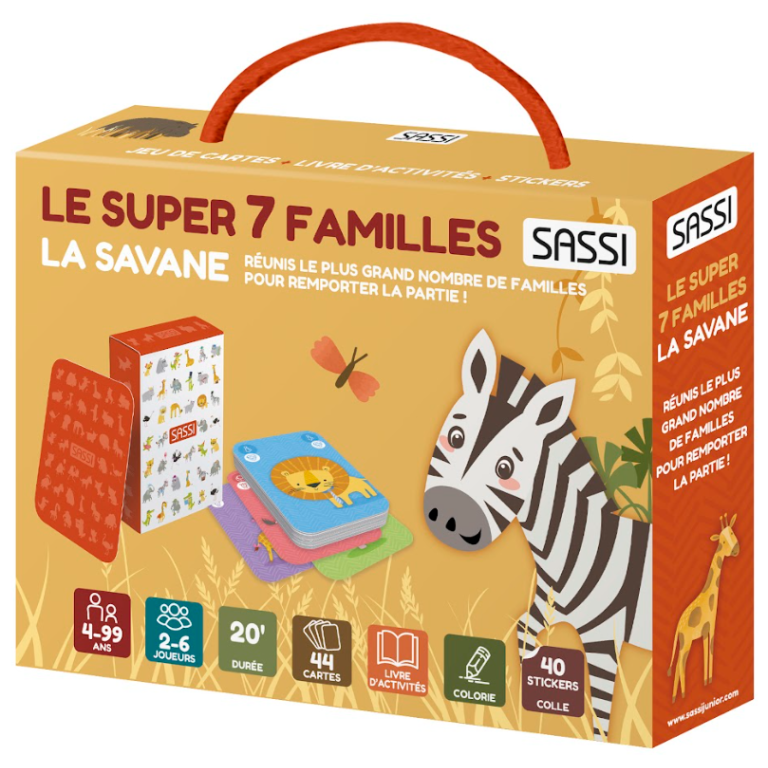 La Savane – Le Super 7 Familles – Sassi Junior