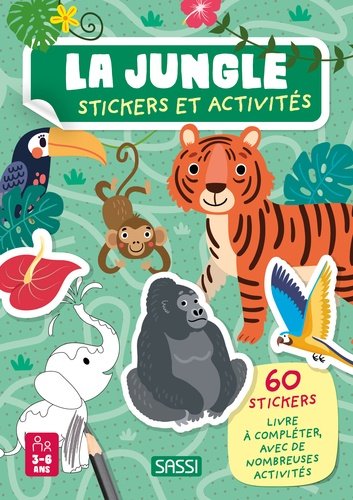 La Jungle – Autocollants et Activités – Sassi Junior