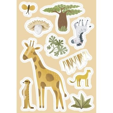 Autocollants et Activités – La Savane – Sassi Junior