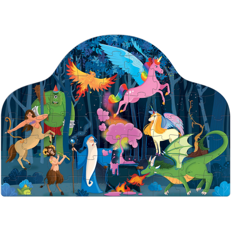 La Forêt Enchantée – Livre et Puzzle 60 Pièces – Sassi Junior