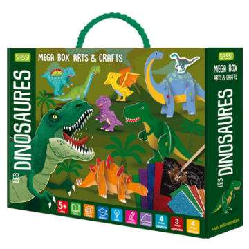 Les Dinosaures – Méga Coffret Créatif – Sassi Junior