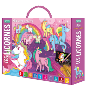Les Licornes – Méga Coffret Créatif – Sassi Junior