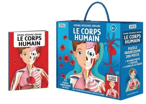 Le Corps Humain – Livre et Puzzle 200 Pièces – Sassi Junior