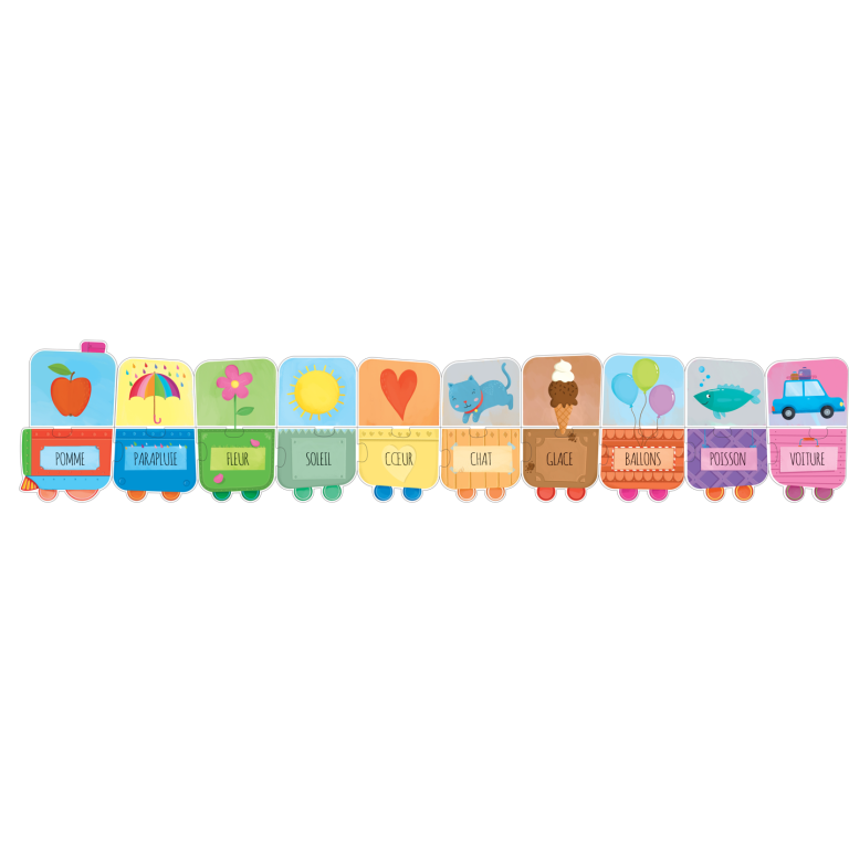 Apprends tes Premiers Mots – Livre et Puzzle 20 Pièces – Sassi Junior
