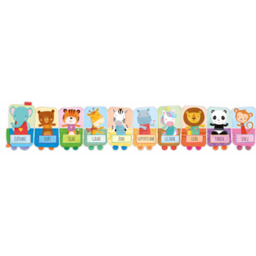 Apprends tes Premiers Animaux – Livre et Puzzle 20 Pièces – Sassi Junior