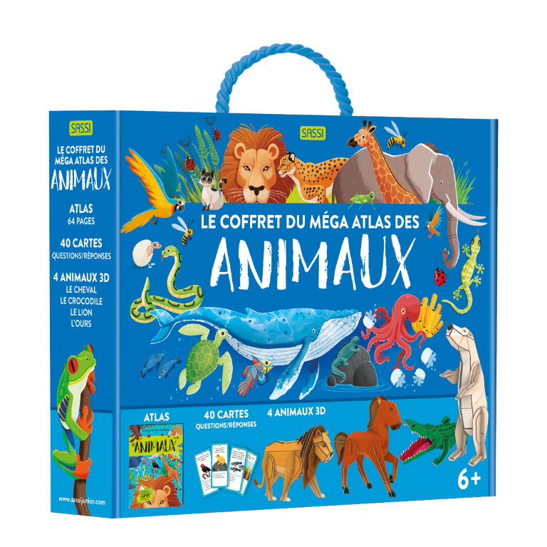 Le Coffret du Méga Atlas des Animaux – Sassi Junior