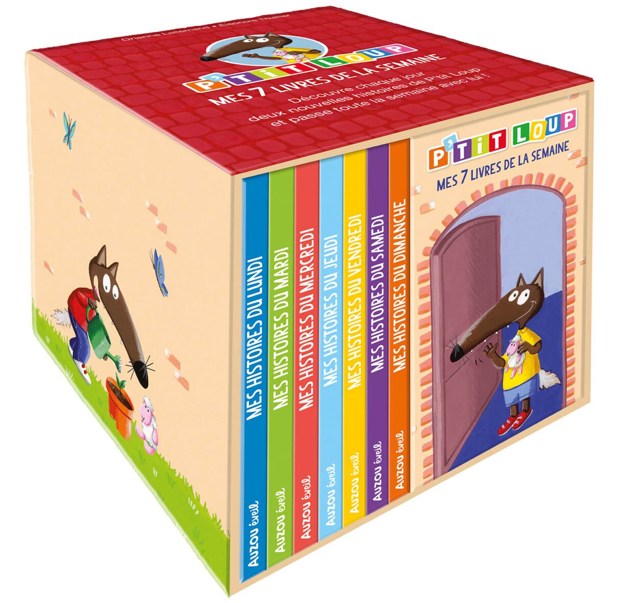 P’tit Loup – Bibliothèque “mes 7 livres de la semaine” – Auzou