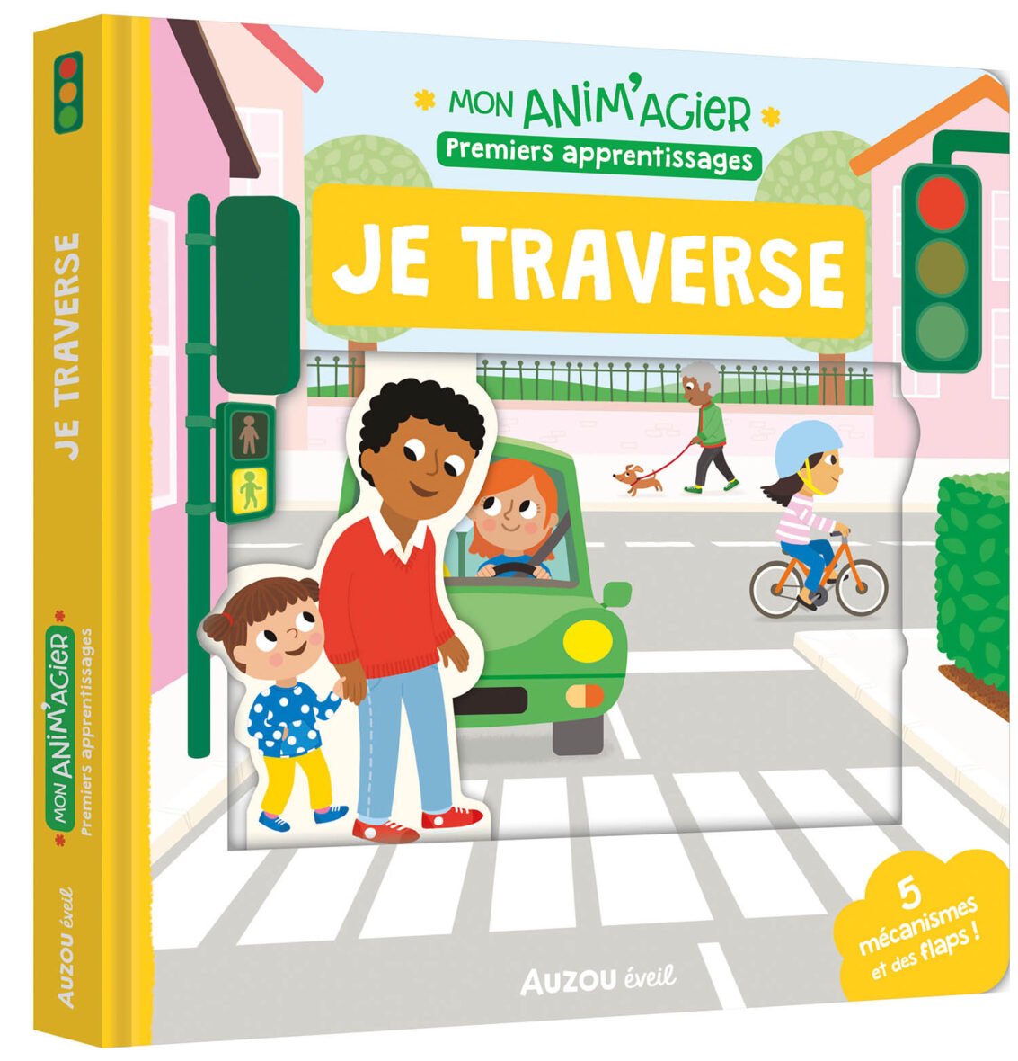 Mon anim’agier – Premiers apprentissages – Je traverse – Auzou