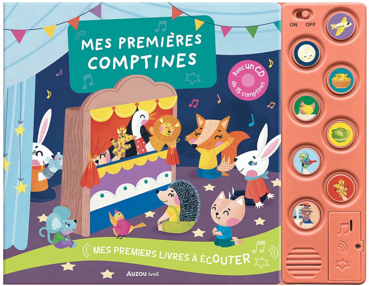 Mes premiers livres à écouter – Mes premières comptines – Auzou