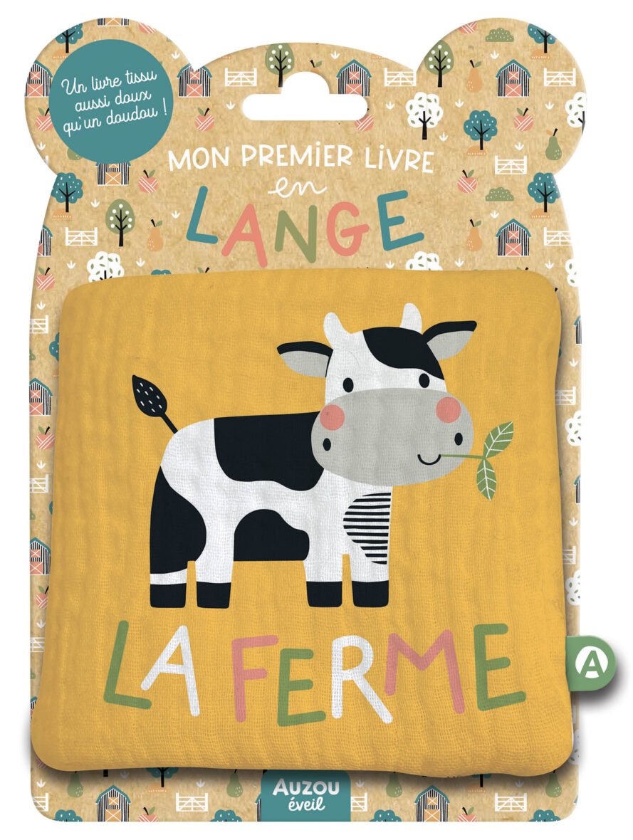 Mon premier livre tissu en lange – La ferme