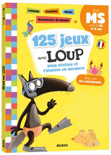 125 jeux avec Loup – De la MS vers la GS – Auzou