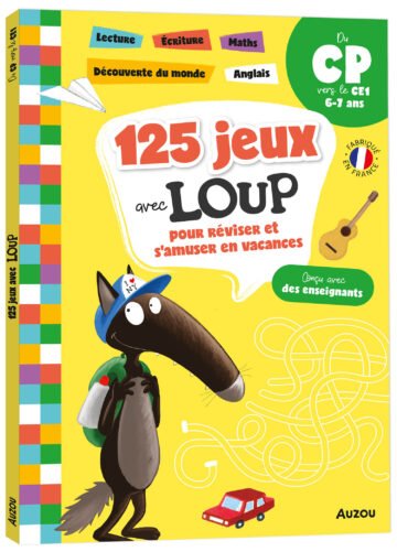 125 jeux avec Loup – Du CP vers le CE1 – Auzou