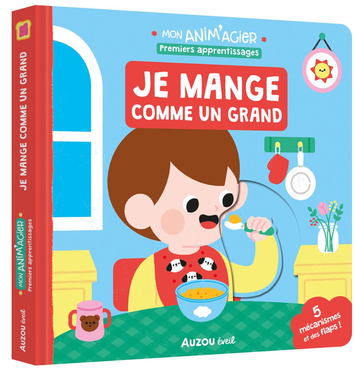 Mon anim’agier – Premiers apprentissages – Je mange comme un grand – Auzou