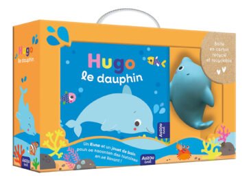 Mon premier livre de bain – Hugo le dauphin (valisette carton) – Auzou