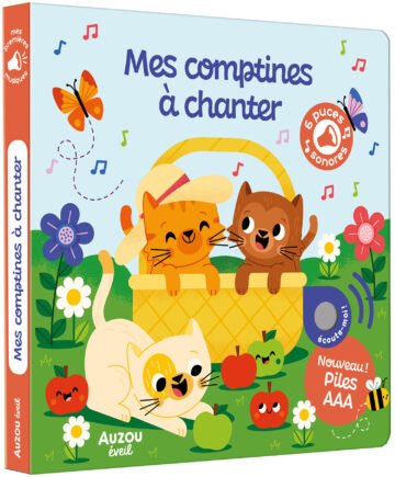 Mes premiers sonores – Mes comptines à chanter – Auzou