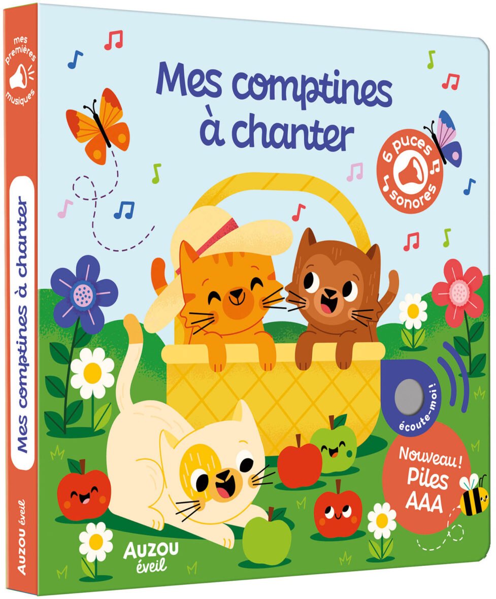 Mes premiers sonores – Mes comptines à chanter – Auzou