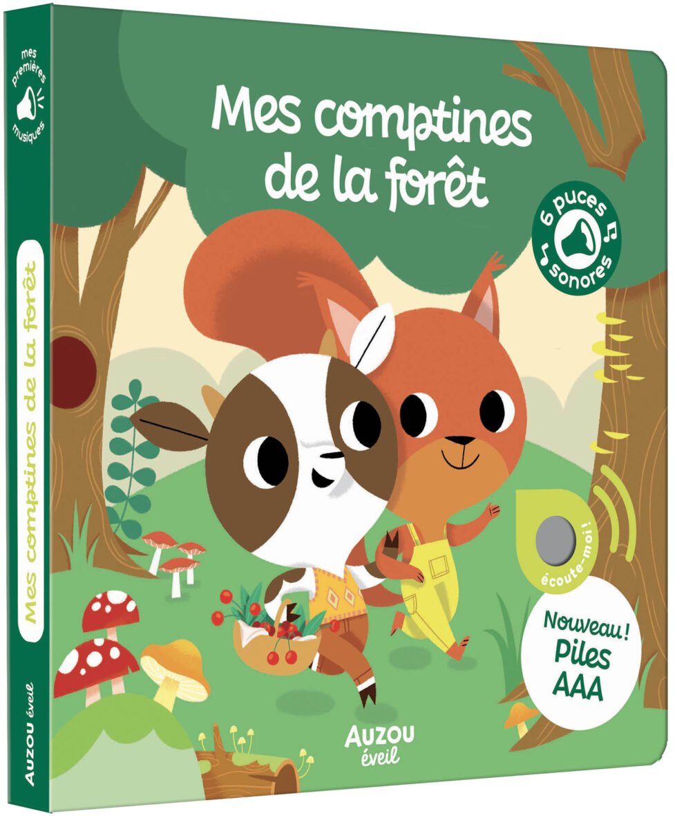 Mes premiers sonores – Mes comptines de la forêt – Auzou