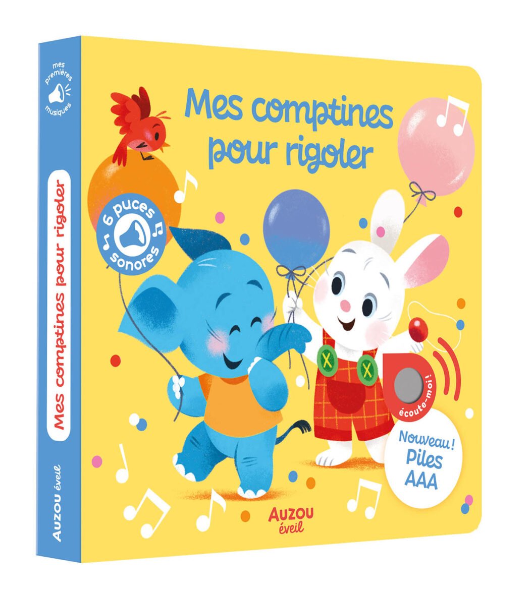 Mes premiers sonores – Mes comptines pour rigoler – Auzou