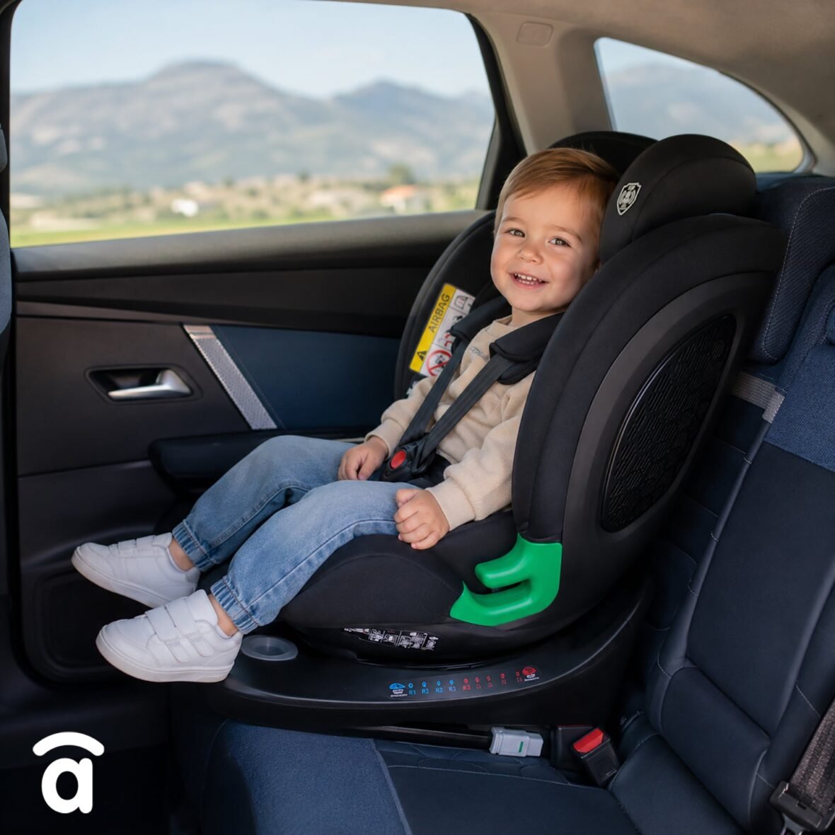 Siège Auto – Austen 3 Noir 40–150 cm – Asalvo