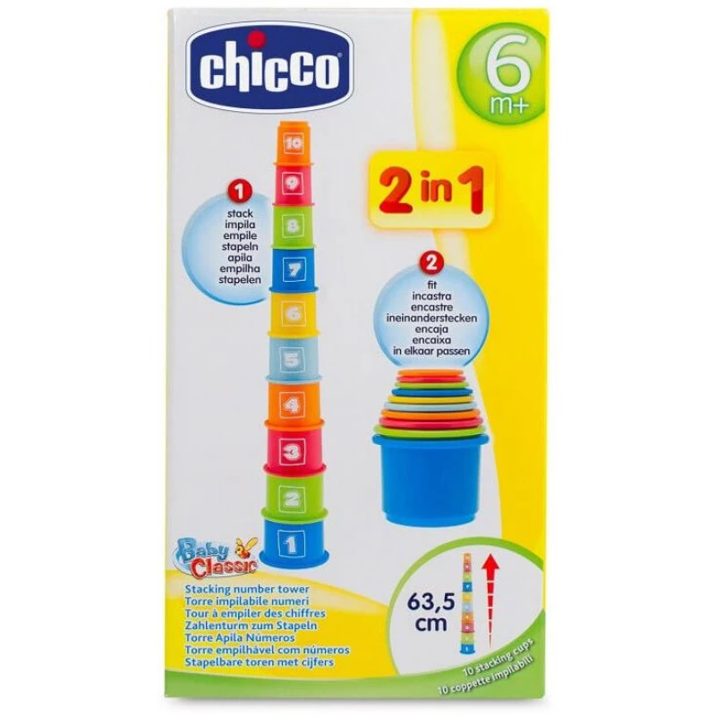 Chicco Tasses à empiler (Stackable Numbers)
