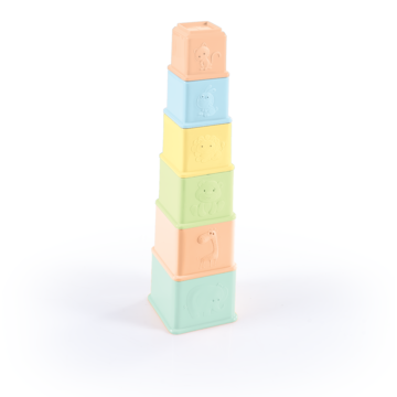 Jeu à Empiler – Gobelets Carrés 5204 – Dolu