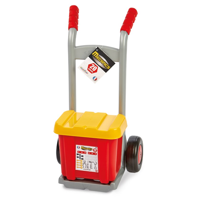 Diable avec Caisse à Outils – Mécanics – Ecoiffier