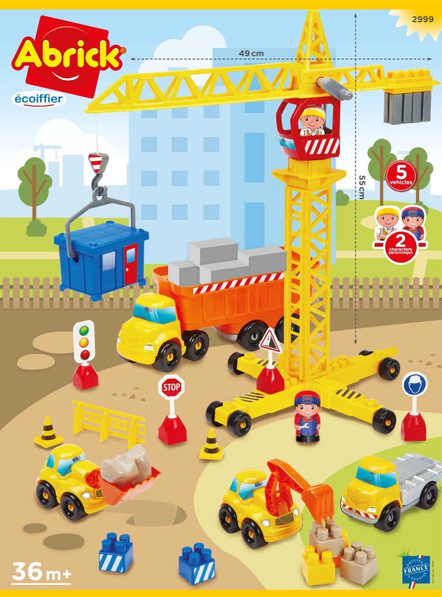 Abrick Grue de Chantier et Véhicules – Ecoiffier