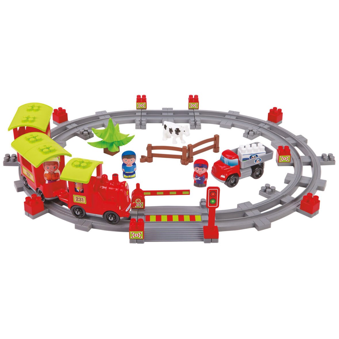 Abrick Train à Vapeur – 69 Pièces – Ecoiffier