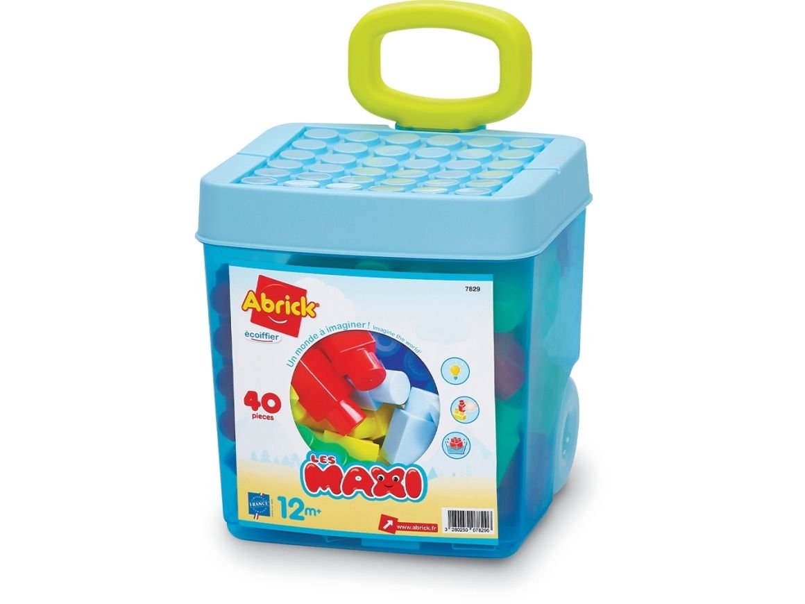 Les Maxi Rolly Briques – 40 Pièces – Ecoiffier