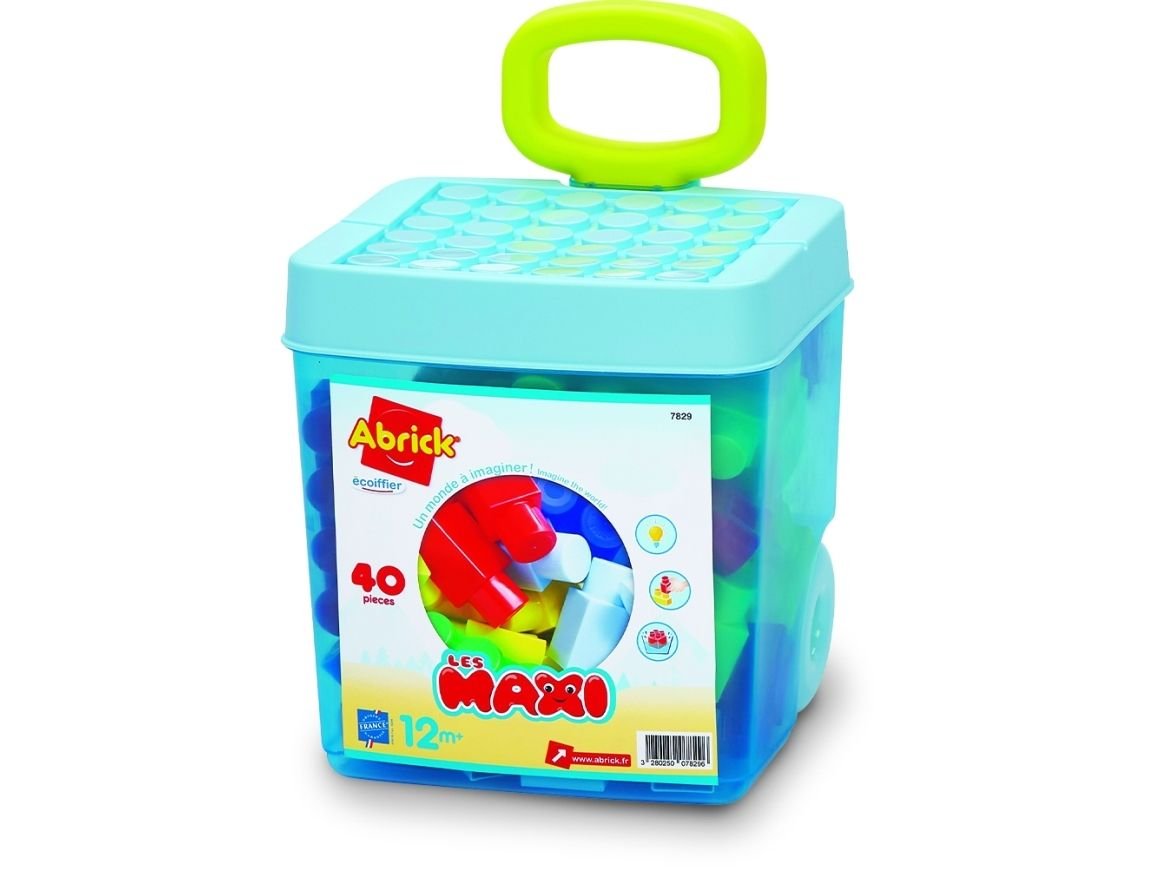 Les Maxi Rolly Briques – 40 Pièces – Ecoiffier