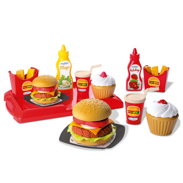 Coffret Hamburger – Menu pour Deux – Ecoiffier