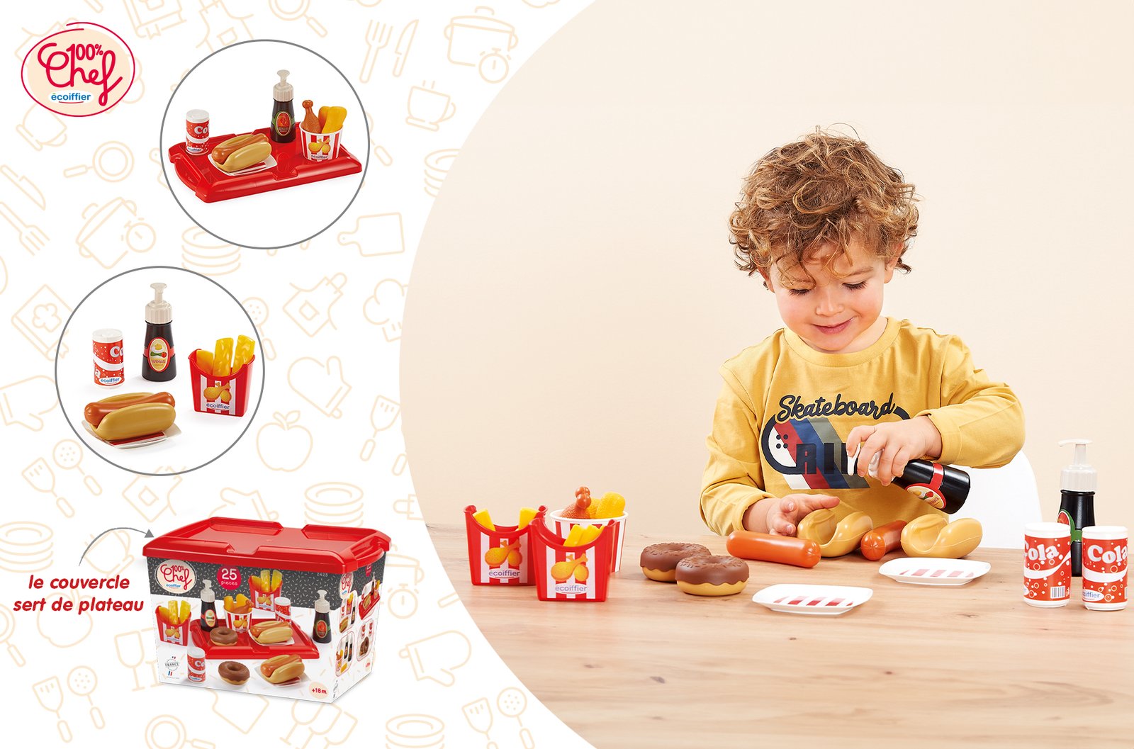 Coffret Hot-Dog – Menu pour Deux – Ecoiffier