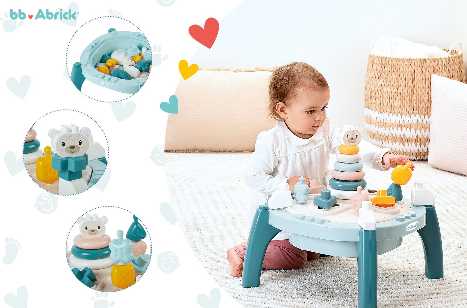 BB Abrick Ma Première Table d’Activités – Ecoiffier