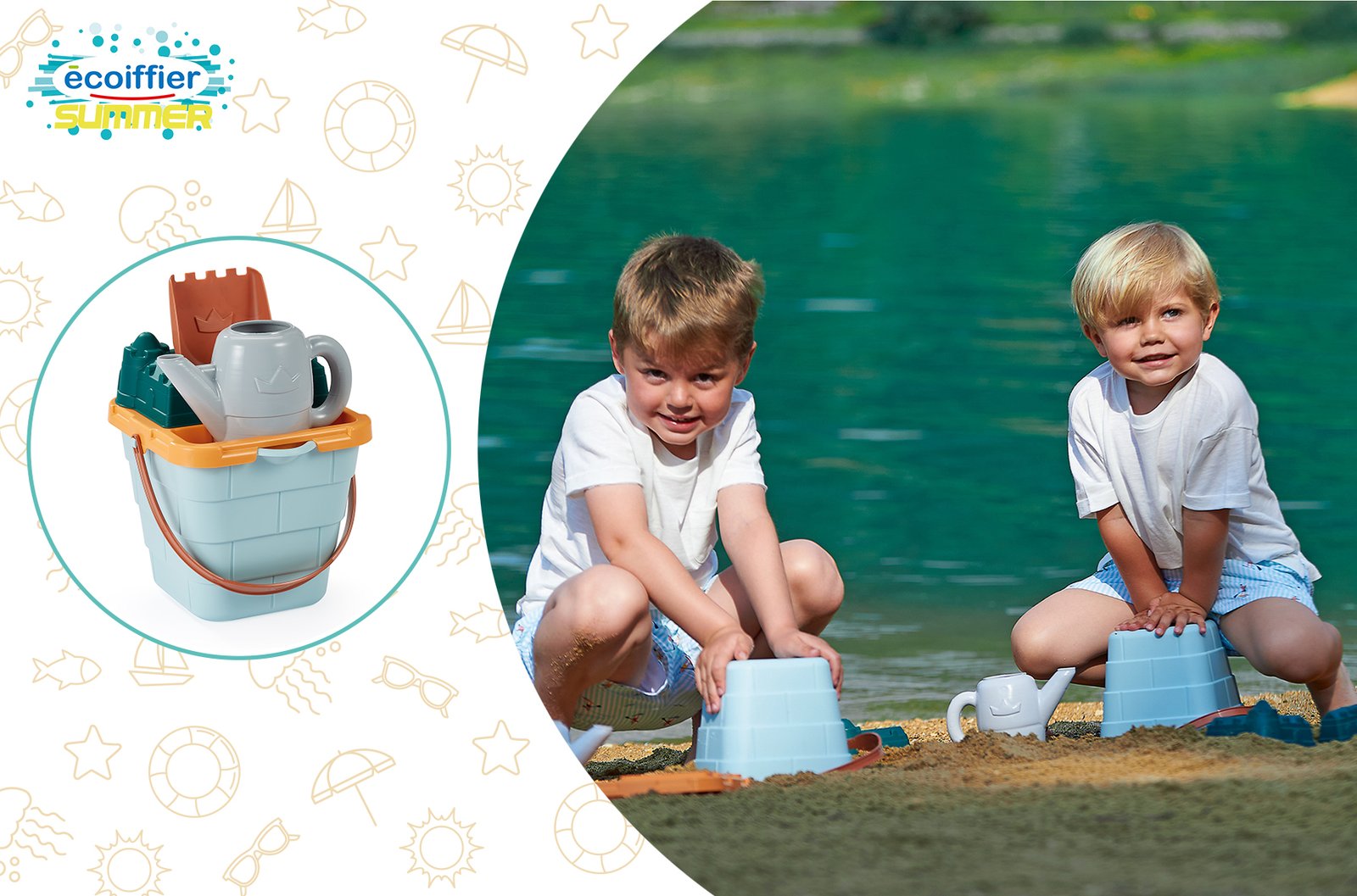 Seau Château Garni – 16 cm – Ecoiffier