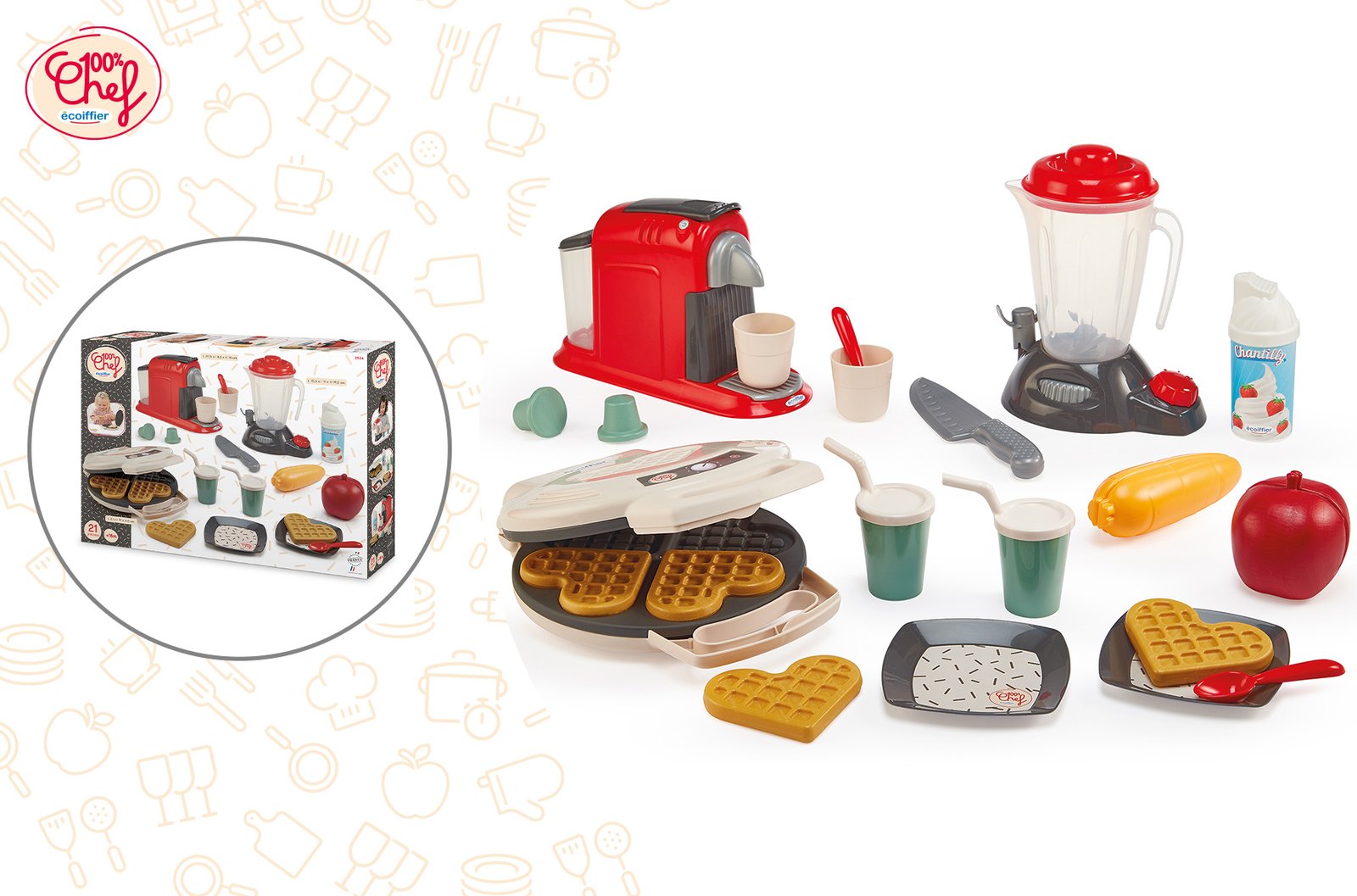 Petit Électroménager – Café, Gaufres et Jus – Ecoiffier