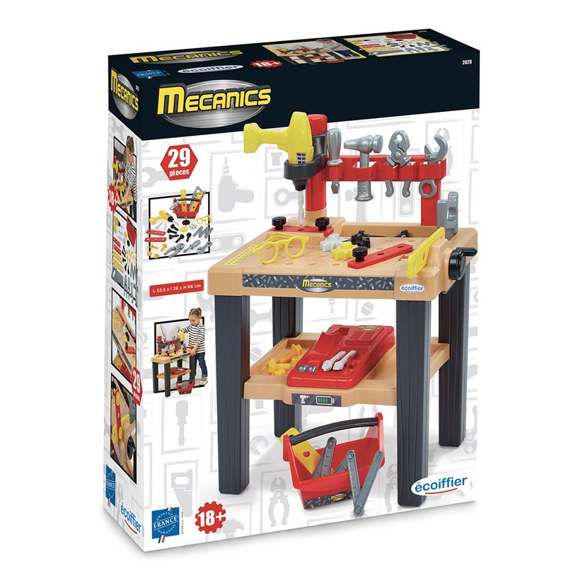 Atelier de Bricolage – 28 Outils – Ecoiffier