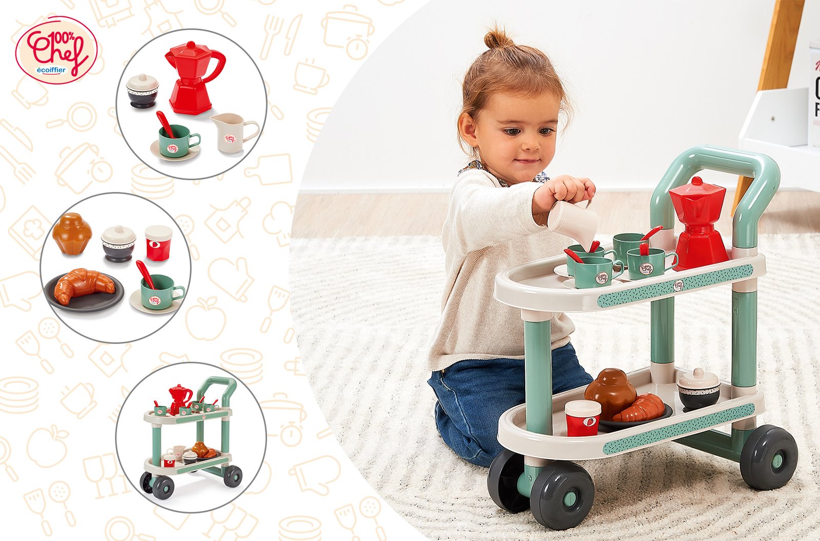 Desserte Petit-Déjeuner – Ecoiffier