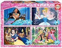 Educa – Multi 4 Puzzles Disney Princesses 50+80+100+150 pièces (réf. 17637)