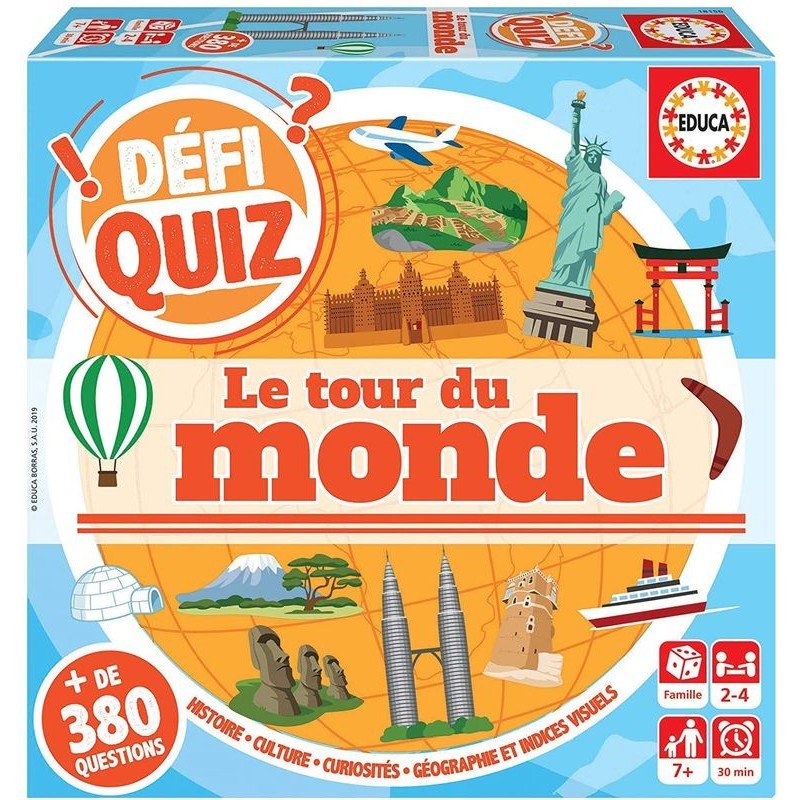 Educa – Défi Quiz : Le tour du monde