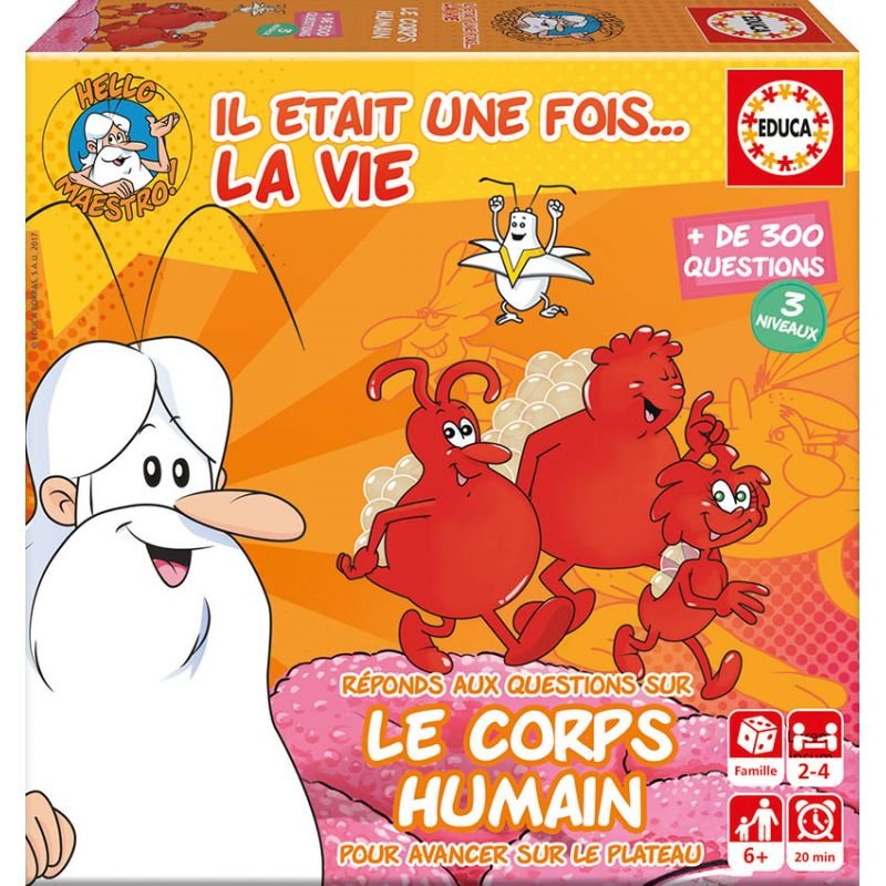 Educa – Mini jeu Il était une fois… la vie – Le corps humain