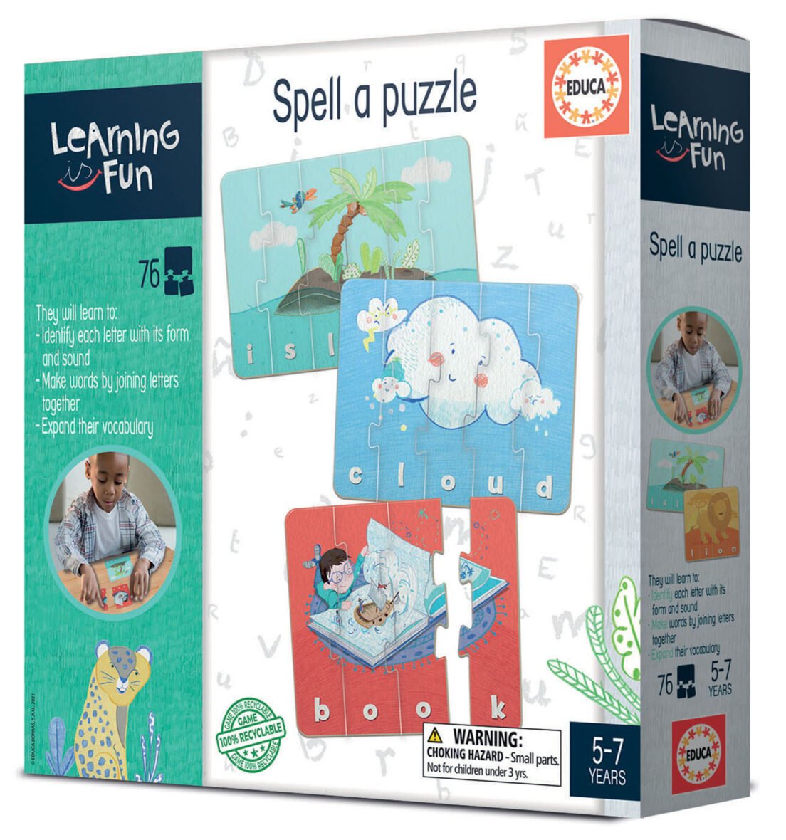 Educa Spell a Puzzle – Nous apprenons les mots anglais