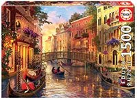 Puzzle 1500 pièces – Coucher de soleil à Venise