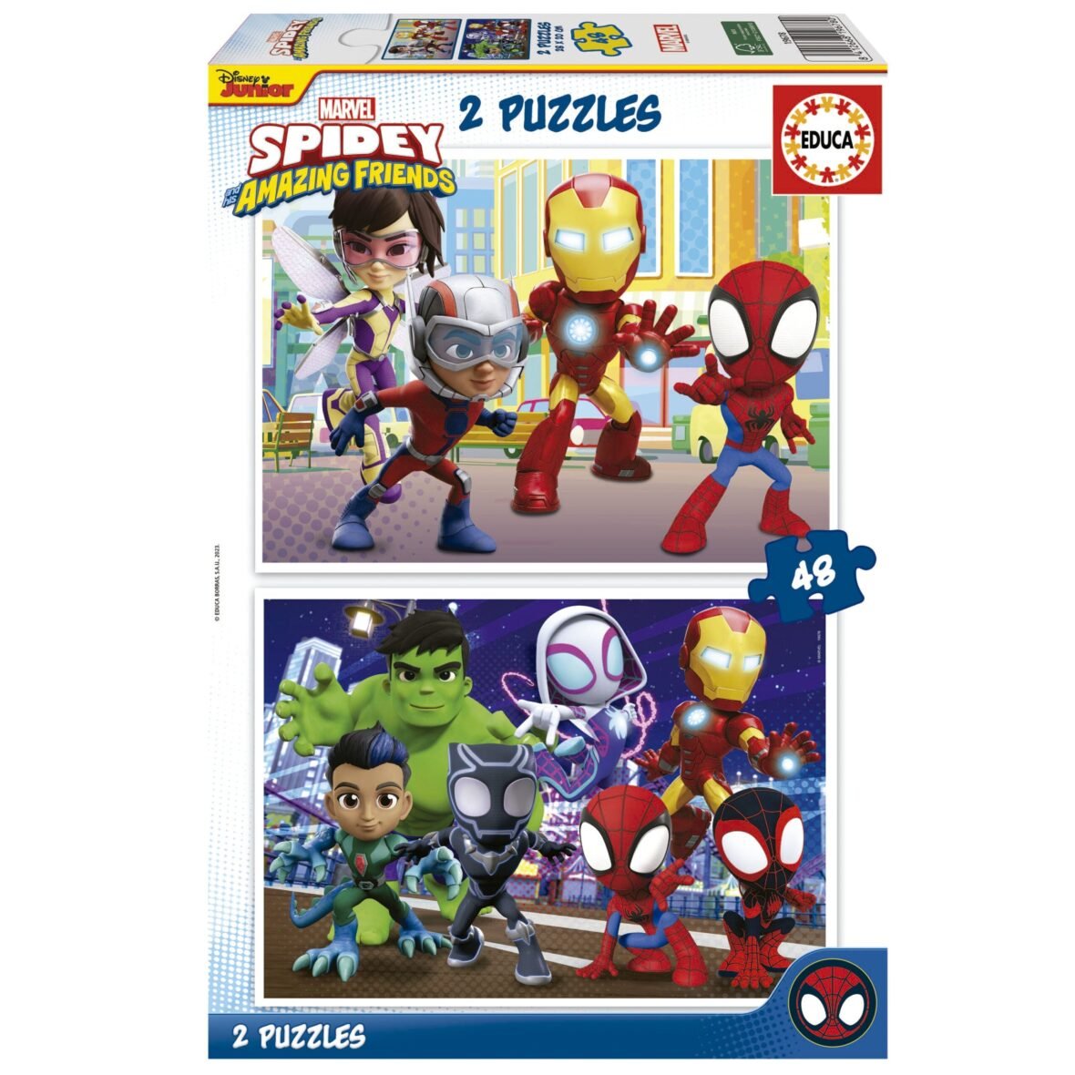 Puzzle 2×48 Spidey et ses Amis Extraordinaires (Marvel) – Educa