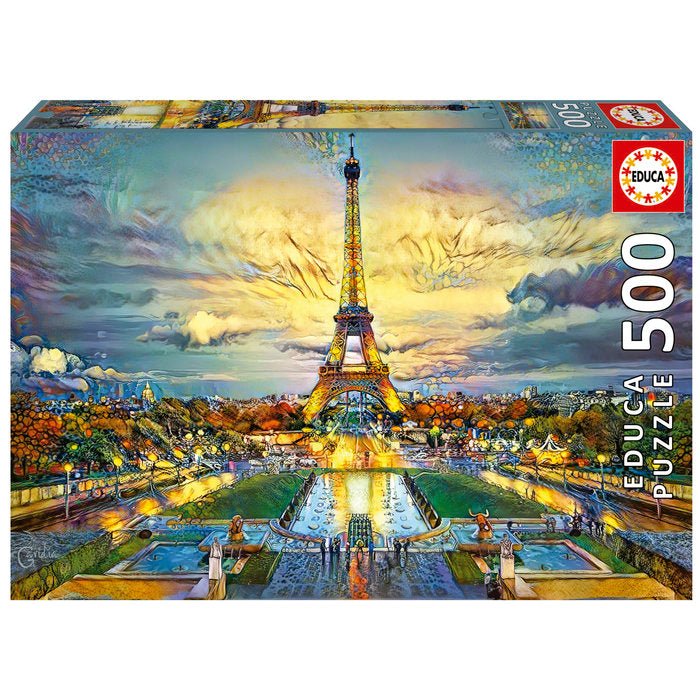 Puzzle 500 pièces Tour Eiffel – Educa